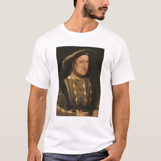ヘンリー8世のポートレートc.1536 tシャツ (正面)