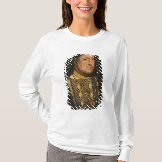 ヘンリー8世のポートレートc.1536 tシャツ (正面)