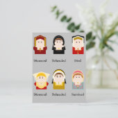 ヘンリー8世の6人の妻 シーズンポストカード (スタンド正面)