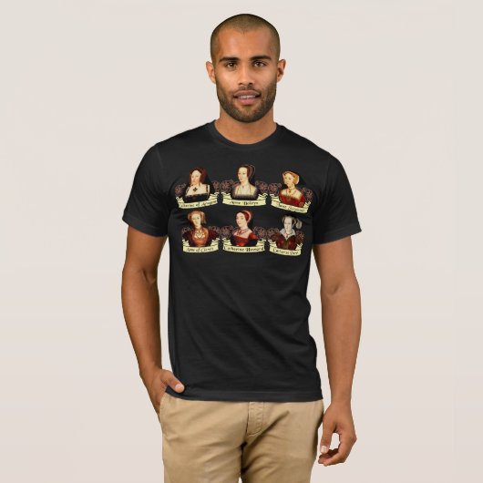 ヘンリー8世のSIx妻クラシック達 Tシャツ (正面フル)