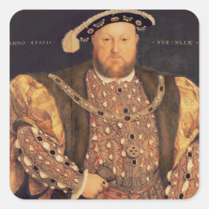 ヘンリー8世ポートレート1540年49歳 スクエアシール