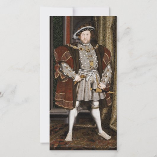 ヘンリー8世ポートレート(ハンス・ホルベイン後身) カード (正面)