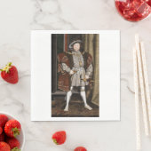 ヘンリー8世ポートレート（ハンス・ホルベイン後身） スタンダードランチョンナプキン (インサイチュ)