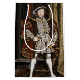 ヘンリー8世ポートレート（ハンス・ホルベイン後身） ミディアムペーパーバッグ