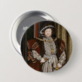 ヘンリー8世ポートレート（ハンス・ホルベイン後身） 缶バッジ (正面&裏面)