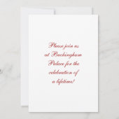 ヘンリー8世ポートレート 招待状 (裏面)