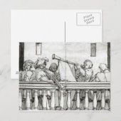 ヘンリー8世ミュージシャン ポストカード (正面/裏面)