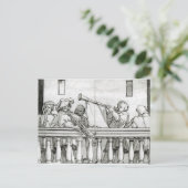 ヘンリー8世ミュージシャン ポストカード (スタンド正面)