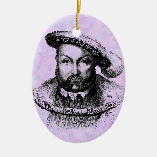 ヘンリー8世 セラミックオーナメント (正面)