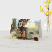 ヘンリー·おさわ·タナーの晩餐レッスン カード (黄色い花)