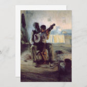 ヘンリー・おさわ・タナーザ・バンジョー・レッスン 招待状 (正面/裏面)