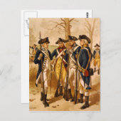 ヘンリー・アレクサンダー・オグデン率いる大陸兵士 ポストカード (正面/裏面)