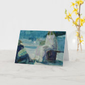 ヘンリー・オッサワタナー勉強for Christ And Nicodemus カード (黄色い花)