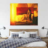 ヘンリー・オッサワ・タナーによる受胎告知（1898年） キャンバスプリント (インサイチュ (寝室))