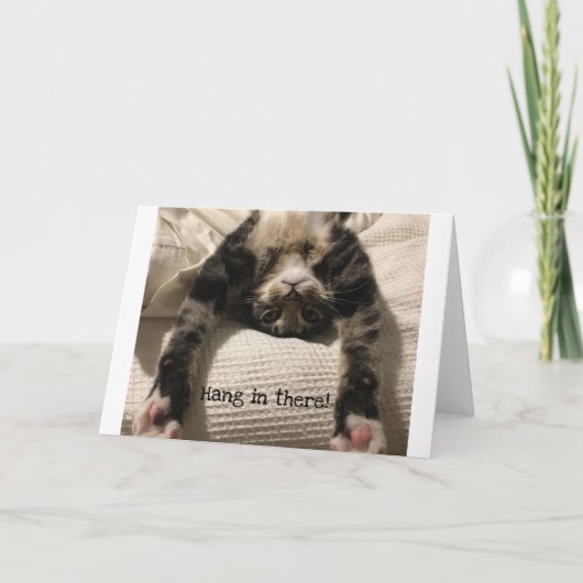 ヘンリー·キャットがすぐに元気になる勇気付けられるか悔やみや弔慰 カード (正面)