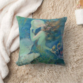 ヘンリー・クリーブの人魚 クッション (ブランケット)