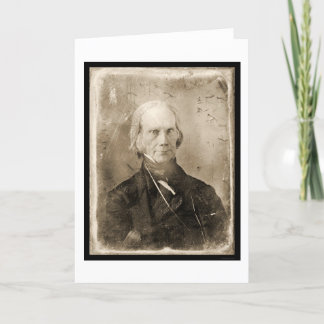 ヘンリー・クレイの銀板写真1851年 カード