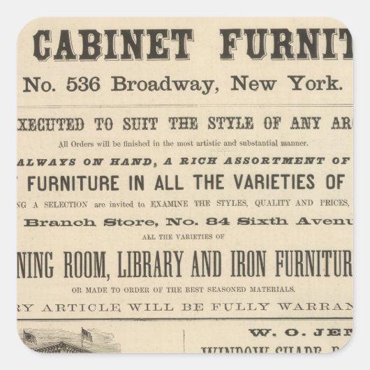 ヘンリー・ストーニー スクエアシール (正面)