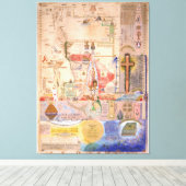 ヘンリー・ダナンの黙示録の図 キャンバスプリント (インサイチュ (ウッドフロア))