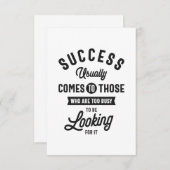 ヘンリー・デイビッド・ソロー。成功 出欠カード (正面/裏面)