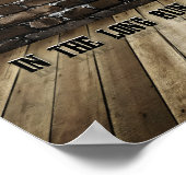 ヘンリー・デイヴィッド感動的・ソロー引用文「ヒット」 ポスター (角)