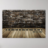 ヘンリー・デイヴィッド感動的・ソロー引用文「ヒット」 ポスター (正面)