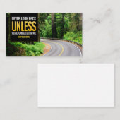 ヘンリー・デイヴィッド感動的・ソロー引用文「戻る」 ノートカード (正面/裏面)