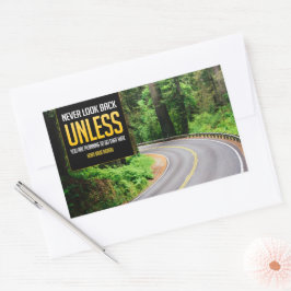 ヘンリー・デイヴィッド感動的・ソロー引用文「戻る」 長方形シール