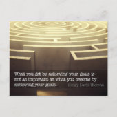 ヘンリー・デイヴィッド感動的・ソロー引用文「Beat」 ポストカード (正面)