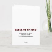 ヘンリー・デイヴィッド・ソローのアンチバレンタインの日カード シーズンカード (裏面)