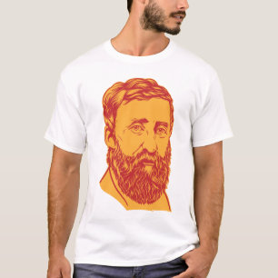 ヘンリー・デイヴィッド・ソローのポートレート Tシャツ