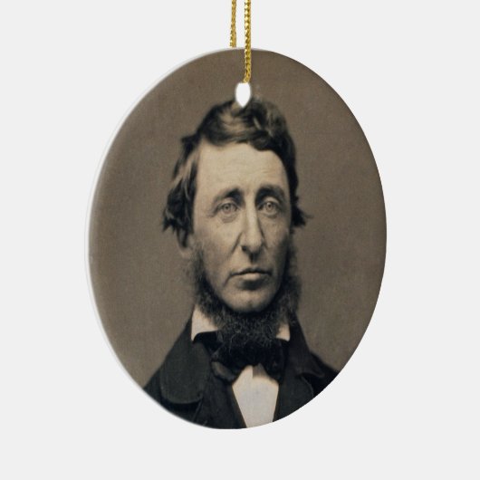 ヘンリー・デイヴィッド・ソローポートレートマックスハムダゲレオタイプ セラミックオーナメント (右)