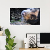 ヘンリー・デイヴィッド・ソロー動物愛護権引用文 ポスター (ホームオフィス)