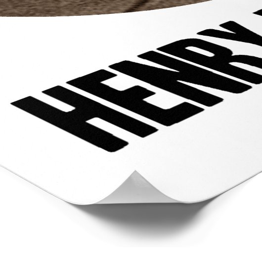 ヘンリー・デイヴィッド・ソロー単純化引用文 ポスター (角)