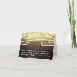 ヘンリー・デイヴィッド・ソロー  inspirational Quote 「変化する」 サンキューカード