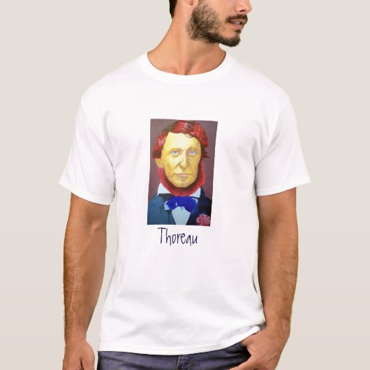 ヘンリー・デイヴィッド・ソロー Tシャツ (正面)