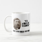 ヘンリー·デービッド·トレオは、サン素晴らしターの芸術だ コーヒーマグカップ (左)