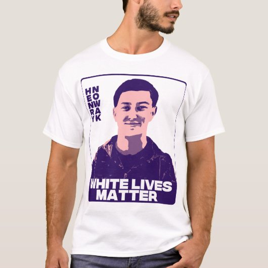 ヘンリー・ノワク 白人の命も大切 Tシャツ (正面)