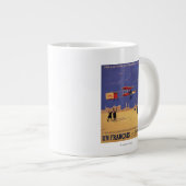 ヘンリー·ファーマンがイッシー·レ·ムーリノーで飛ぶ ジャンボコーヒーマグカップ (正面右)