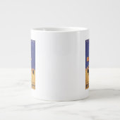 ヘンリー·ファーマンがイッシー·レ·ムーリノーで飛ぶ ジャンボコーヒーマグカップ (正面)