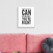 ヘンリー・フォード |感動的引用文ウォールアート キャンバスプリント (インサイチュ (リビング))