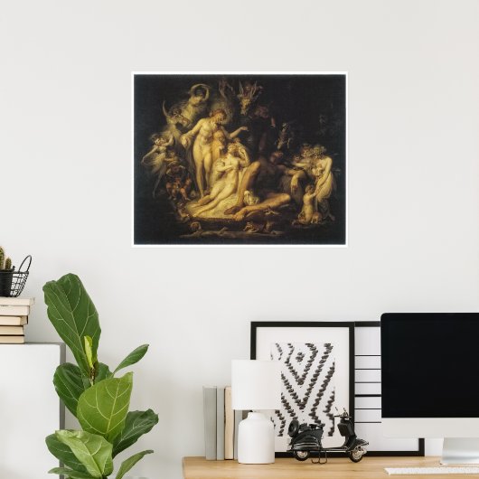 ヘンリー・フセリによるティターニアの目覚め ポスター (ホームオフィス)