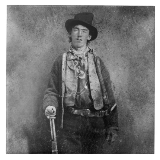 ヘンリー・マッカーティ、ビリー・ザ・アウトロー・キッド・オブ・オールド・ウェスト タイル (正面)