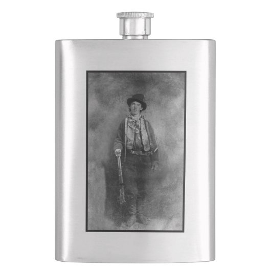 ヘンリー・マッカーティ、ビリー・ザ・アウトロー・キッド・オブ・オールド・ウェスト フラスク (正面)