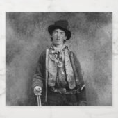 ヘンリー・マッカーティ、ビリー・ザ・アウトロー・キッド・オブ・オールド・ウェスト リキュールボトルラベル (シングルラベル)