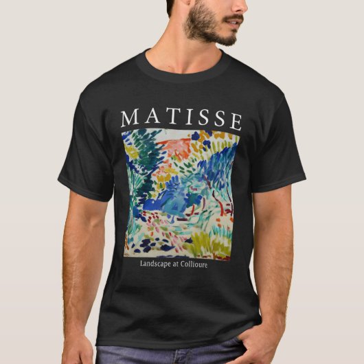 ヘンリー・マティス・アート・ラバーランドスケープ・アット・コリオーレ Tシャツ (正面)