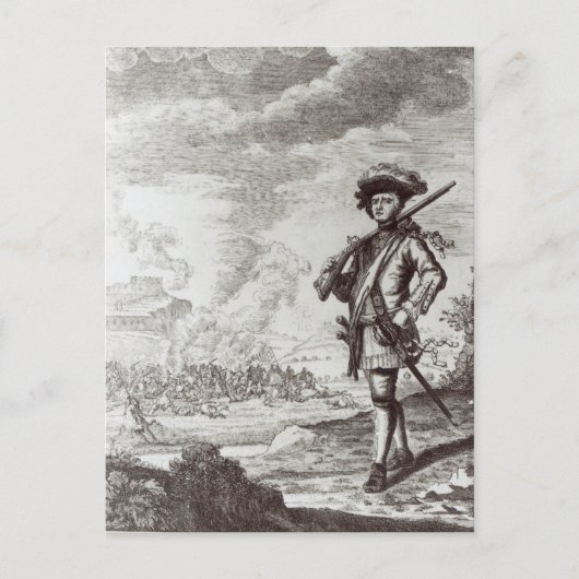 ヘンリー・モーガン大尉が袋に入った ポストカード (正面)