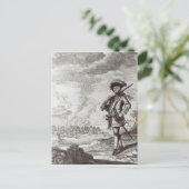 ヘンリー・モーガン大尉が袋に入った ポストカード (スタンド正面)