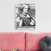 ヘンリー・モーガン， 1678 キャンバスプリント (インサイチュ (リビング))