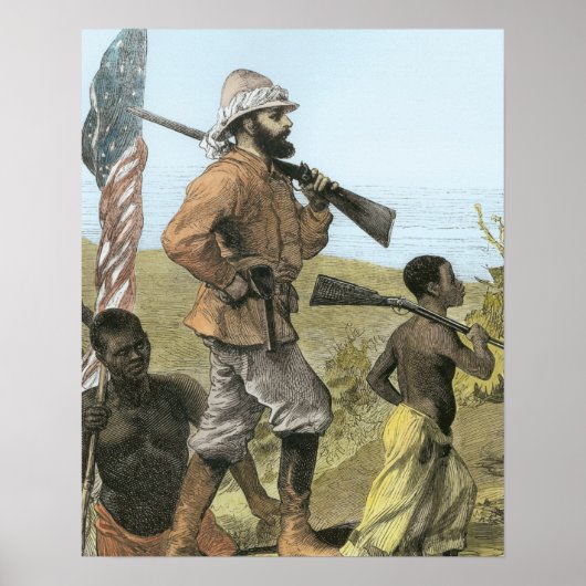 ヘンリー・モートン・スタンレー氏(1841年~1904年)がL社に近づいている ポスター (正面)